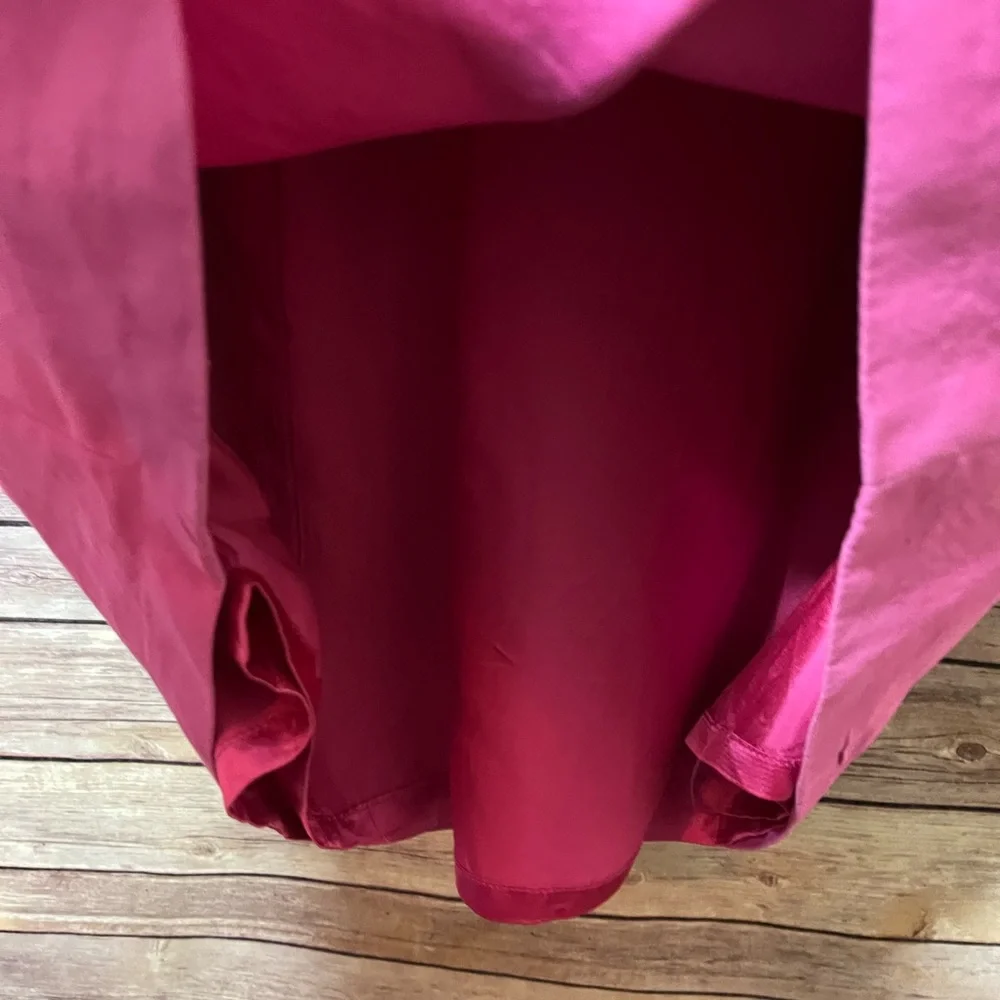 J Crew Fuschia Pink Strapless Dress Sz 2